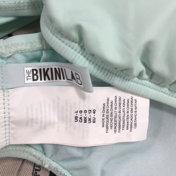 The Bikini Lab Solid Tie Front Bikini Top - Picture 5 of 6